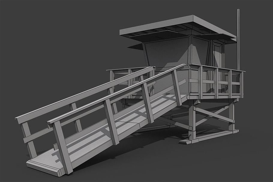 Lifeguard Tower in Architecture - product preview 1
