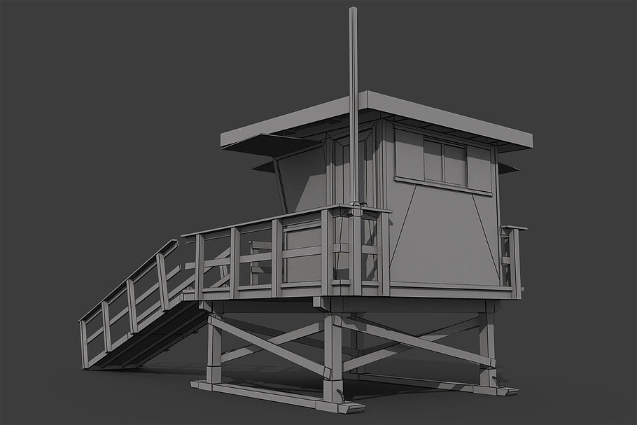Lifeguard Tower in Architecture - product preview 3