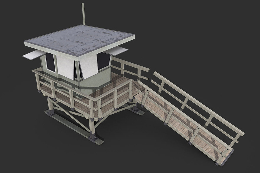Lifeguard Tower in Architecture - product preview 4
