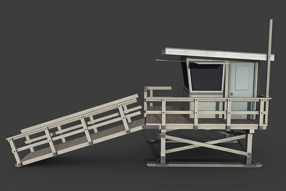 Lifeguard Tower in Architecture - product preview 5