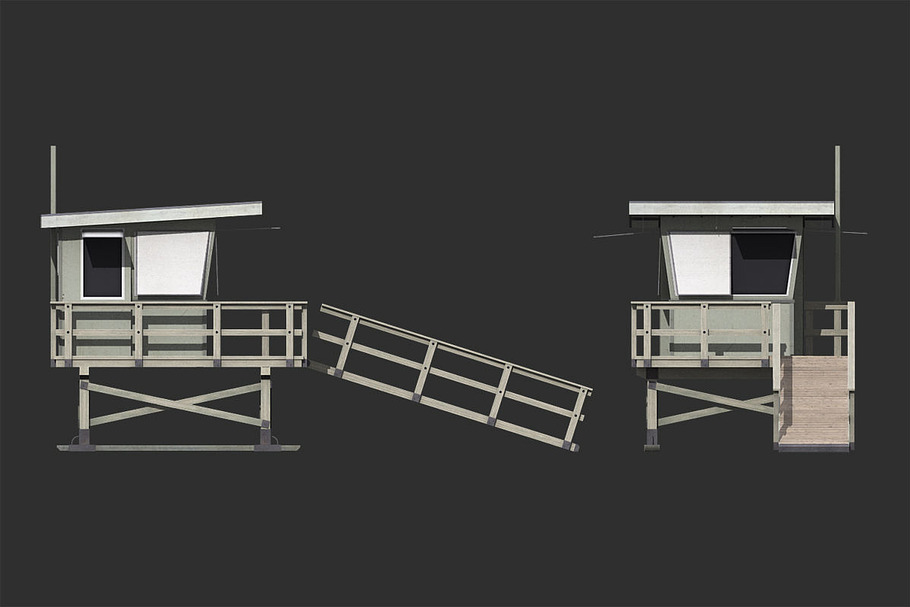 Lifeguard Tower in Architecture - product preview 6