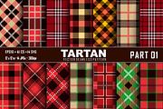 Seamless Tartan Pattern Part-01