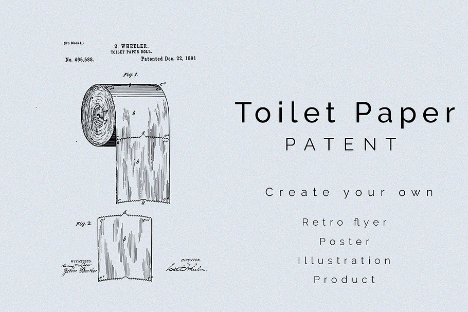 Toilet paper roll patent