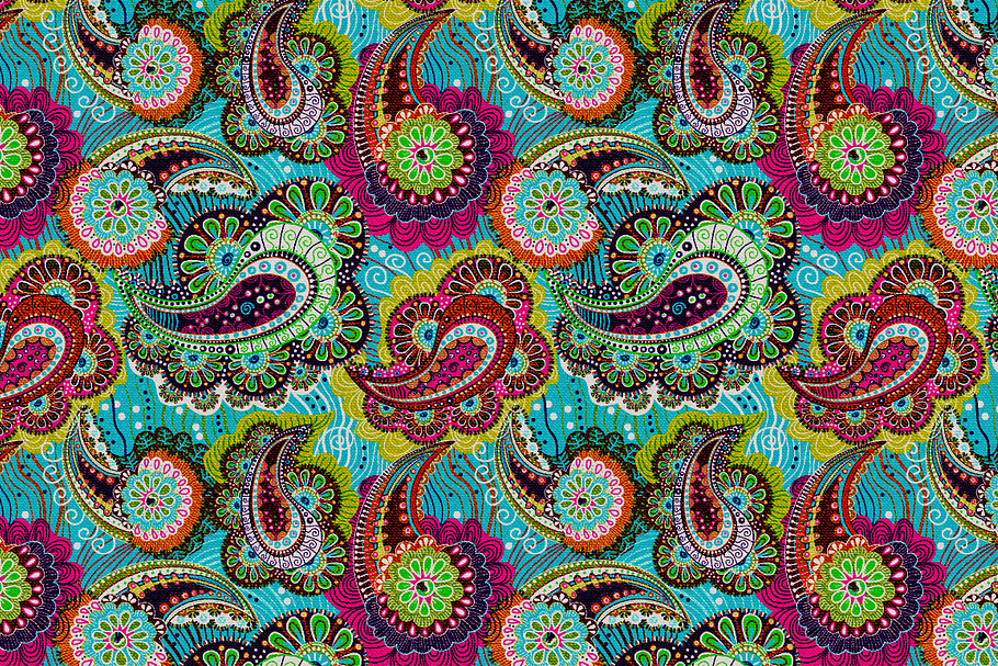 Paisley seamless pattern in Patterns - product preview 8