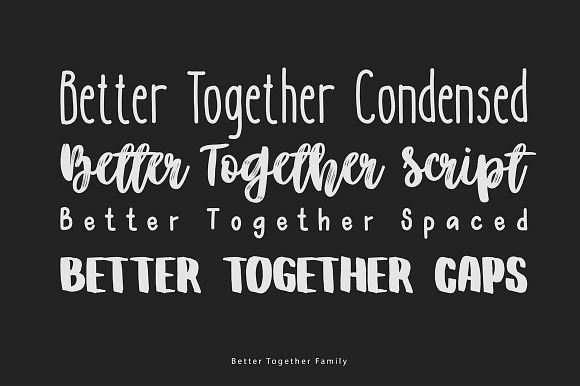 Better Together Family in Script Fonts - product preview 1