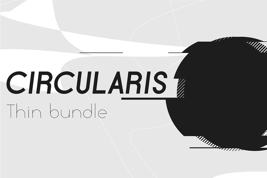 Circularis Thin /+free italic/ in Sans-Serif Fonts - product preview 8