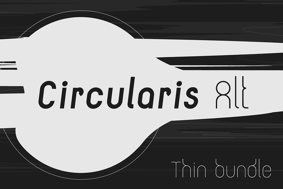 Circularis Alt Thin /+free italic/