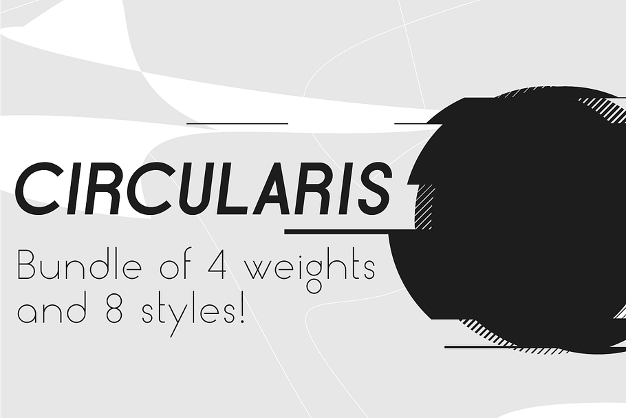 Circularis /family of 8 fonts/