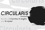 Circularis /bundle of 16 fonts/
