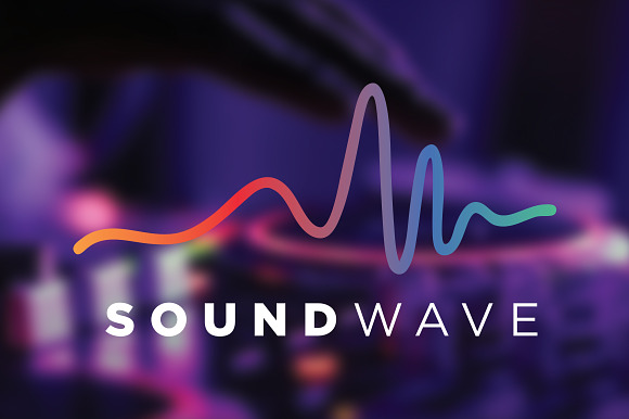 Creative Audio Wave Symbol in Logo Templates - product preview 1