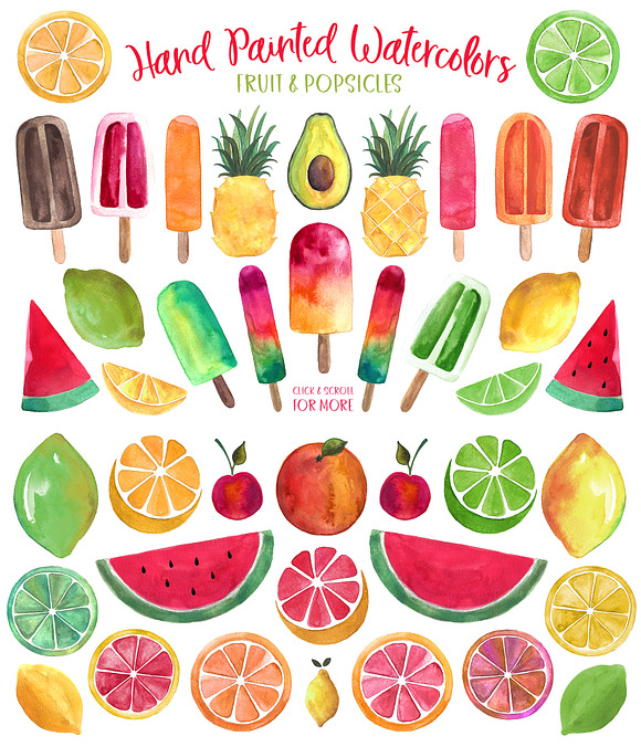 Fresh Picked Watercolor & Font Kit in Fonts - product preview 1