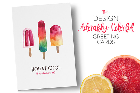 Fresh Picked Watercolor & Font Kit in Fonts - product preview 4
