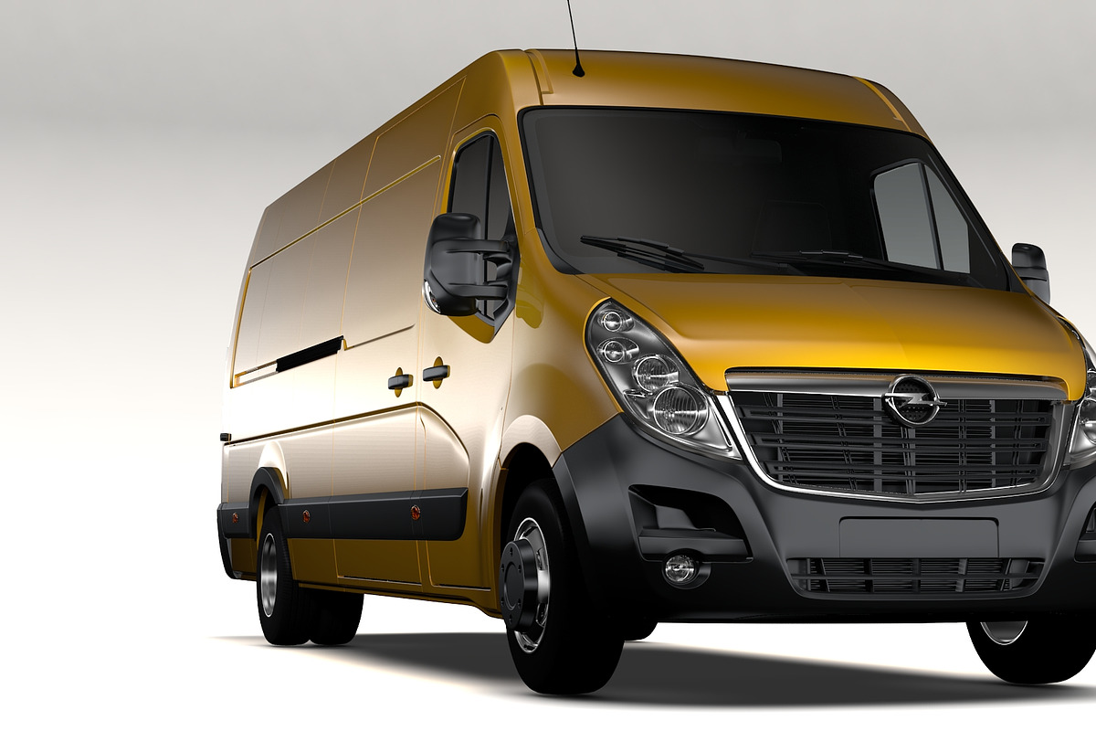 Opel Movano L4H2 Van 2016 in Vehicles - product preview 8