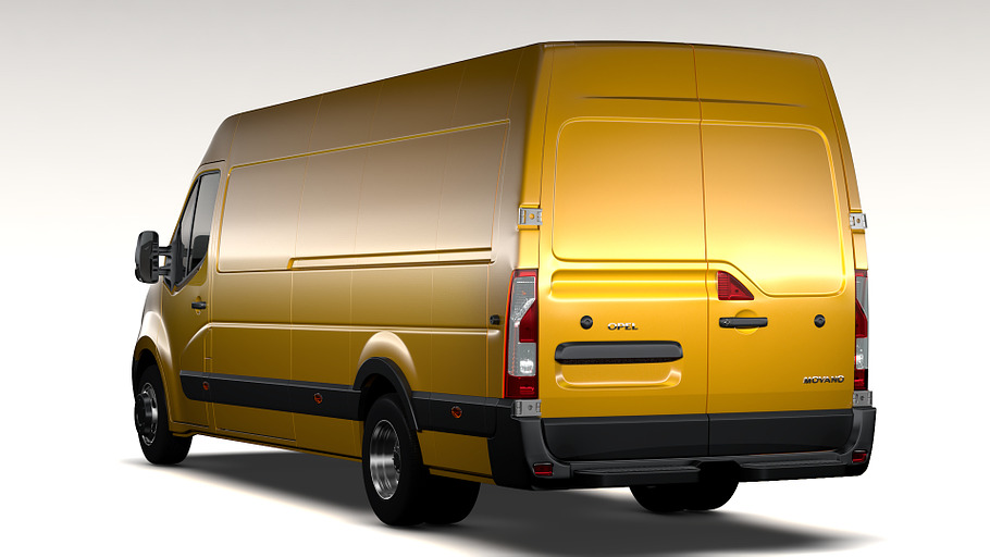 Opel Movano L4H2 Van 2016 in Vehicles - product preview 4