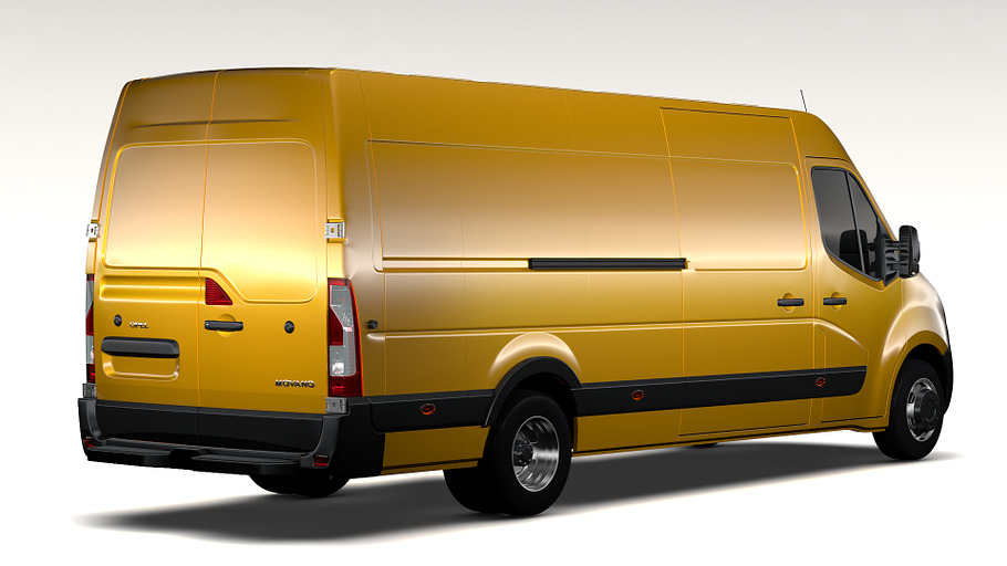 Opel Movano L4H2 Van 2016 in Vehicles - product preview 5