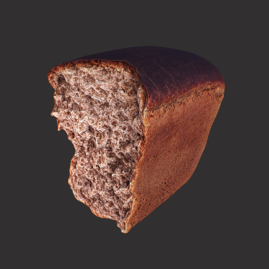 Soviet Brick Bread Cut in Food - product preview 4