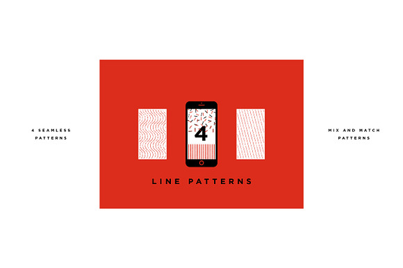 Vector Line Patterns in Patterns - product preview 5