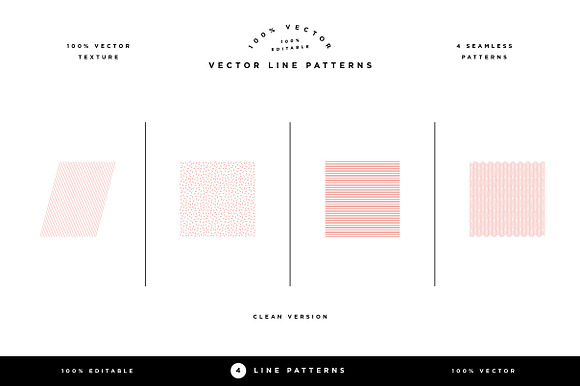 Vector Line Patterns in Patterns - product preview 8