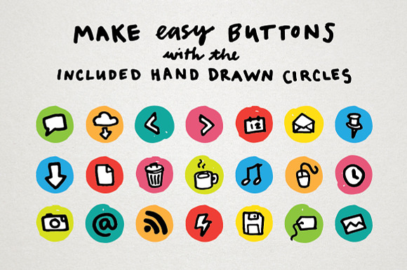 Fun Marker Icons for Blogs &Web in Credit Card Icons - product preview 1