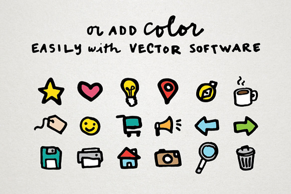 Fun Marker Icons for Blogs &Web in Credit Card Icons - product preview 2