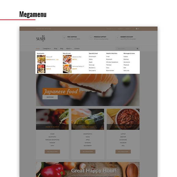 Leo Isushi in Bootstrap Themes - product preview 2