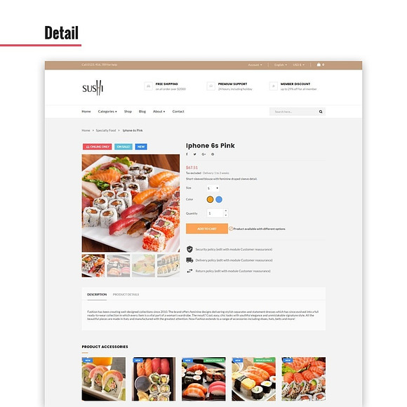 Leo Isushi in Bootstrap Themes - product preview 5