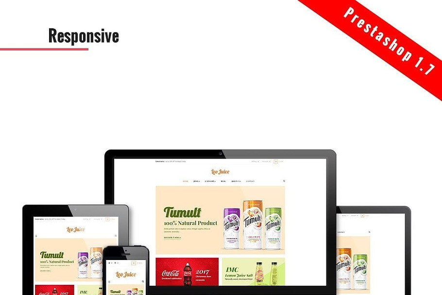 Leo Juice Store in Bootstrap Themes - product preview 8