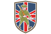 World War One Soldier British Marchi