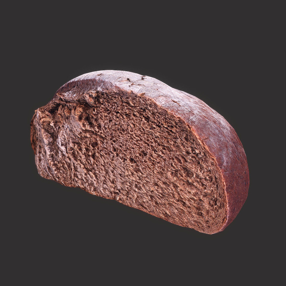 Brown Bread Cut in Food - product preview 3