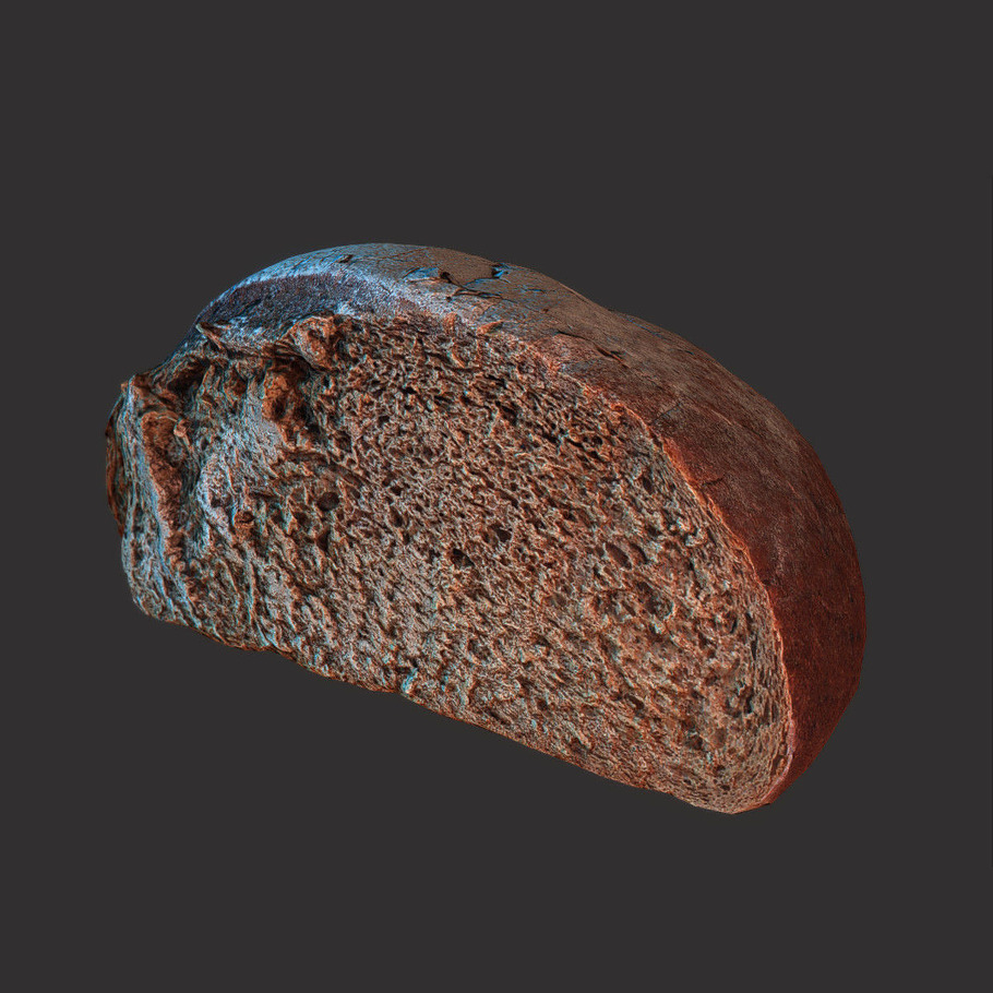 Brown Bread Cut in Food - product preview 5