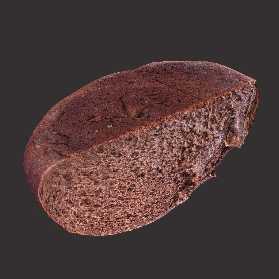 Brown Bread Cut in Food - product preview 6
