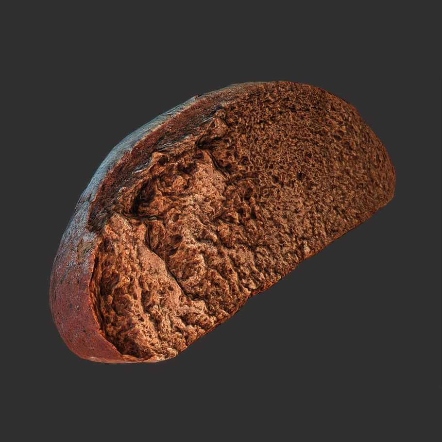 Brown Bread Cut in Food - product preview 9