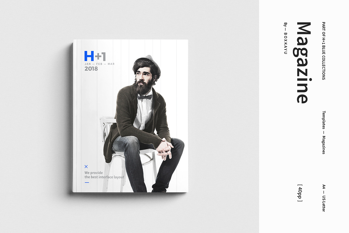 H+1 Magazine in Magazine Templates - product preview 8