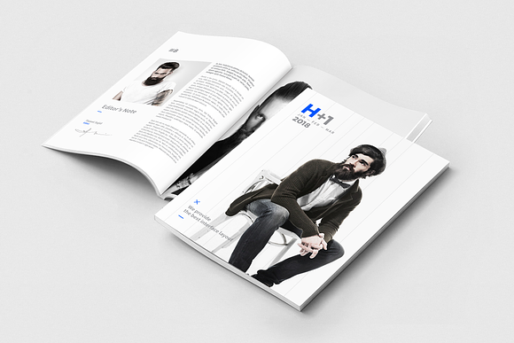 H+1 Magazine in Magazine Templates - product preview 1