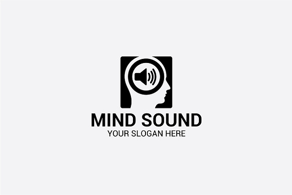 mind sound in Logo Templates - product preview 1