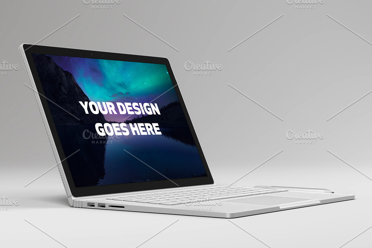 Microsoft Surface Laptop Mock-up#1 in Mobile & Web Mockups - product preview 8