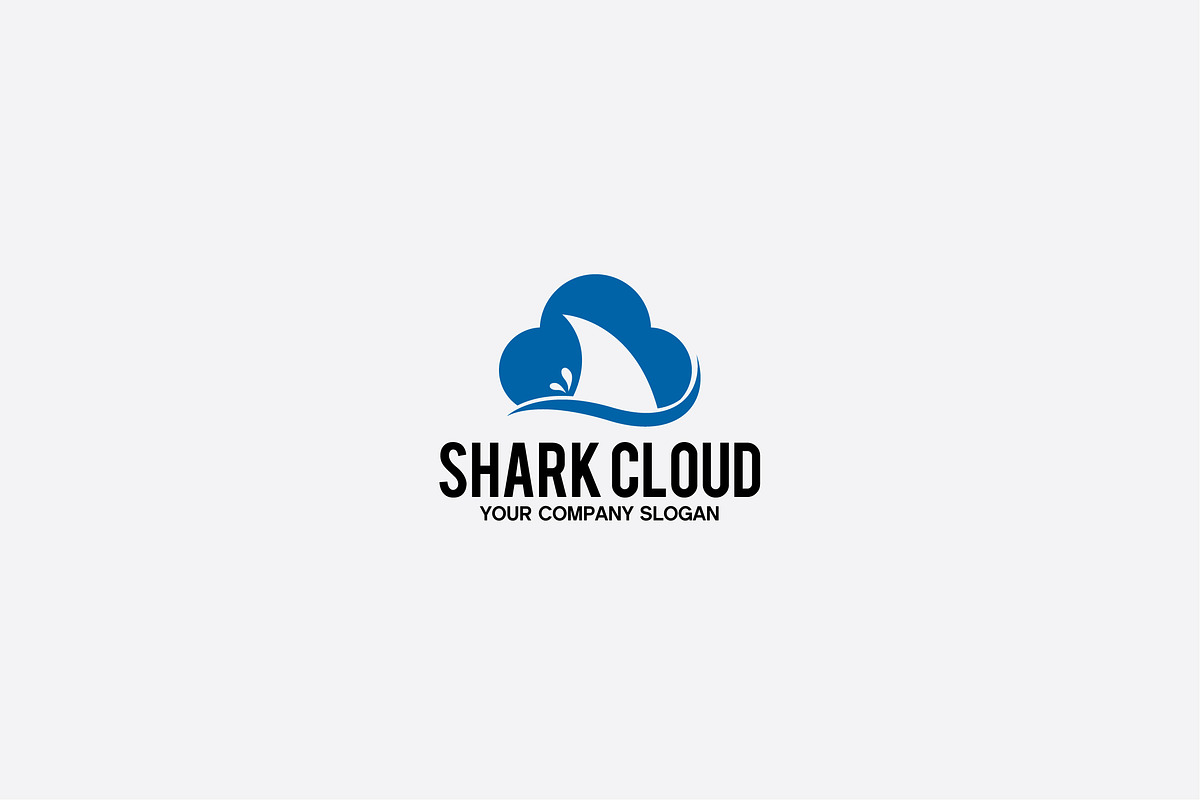 shark cloud in Logo Templates - product preview 8