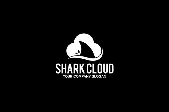 shark cloud in Logo Templates - product preview 2