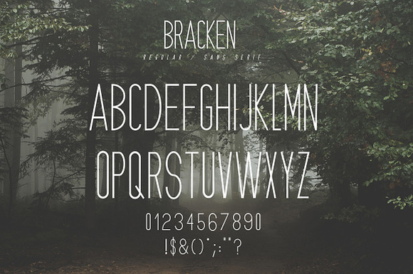 Bracken | A Hipster Font Family in Sans-Serif Fonts - product preview 6