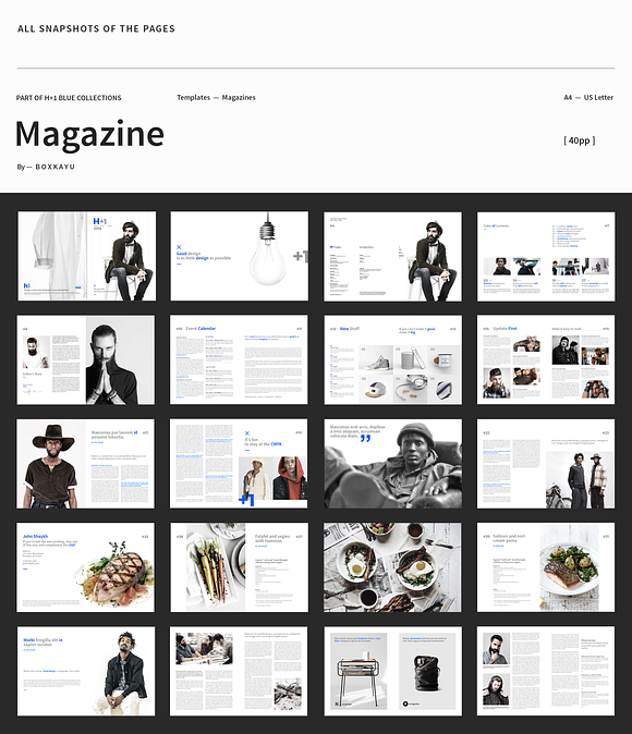 H+1 Magazine in Magazine Templates - product preview 19