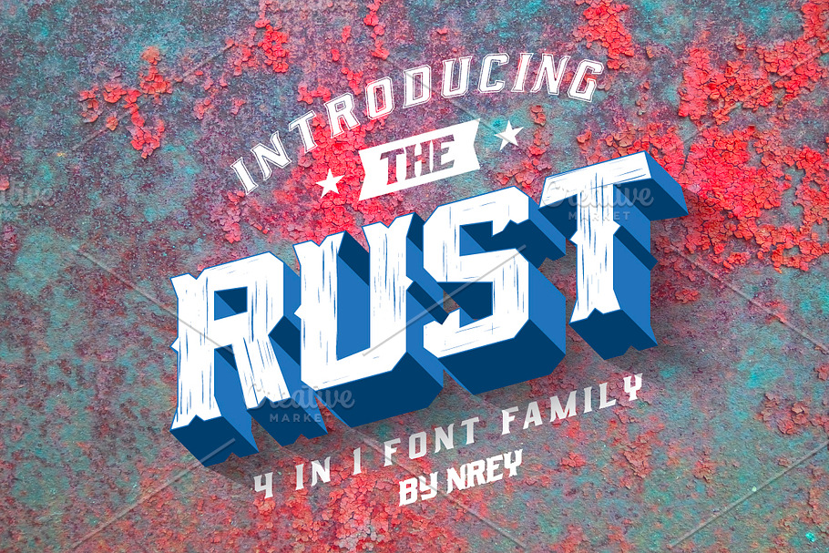 Rust in Display Fonts - product preview 8