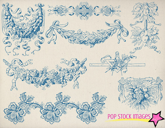 Decorative Ornament Sampler - Vol. 2 in Photoshop Brushes - product preview 2