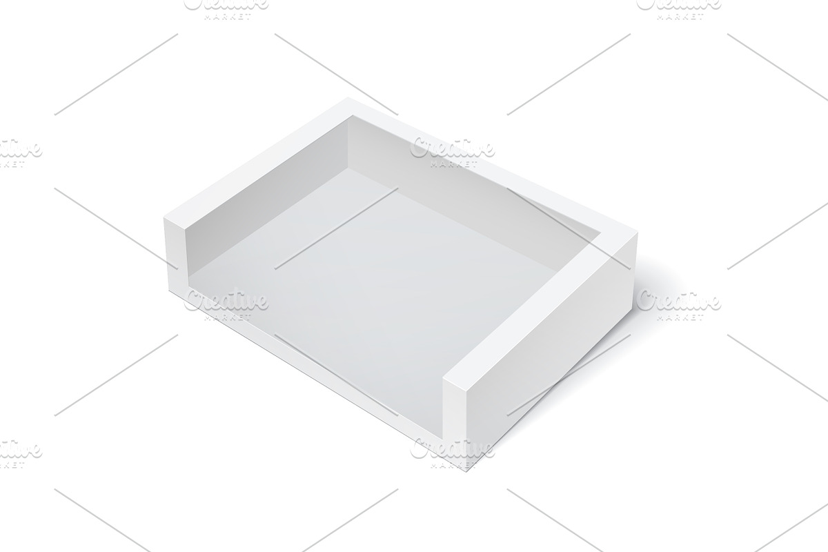 Slim Realistic White Package Box in Product Mockups - product preview 8