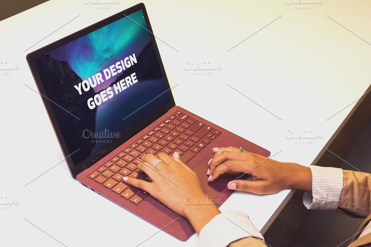 Microsoft Surface Laptop Mock-up#17 in Mobile & Web Mockups - product preview 8