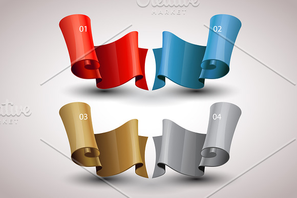 Vector ribbons in Product Mockups - product preview 1