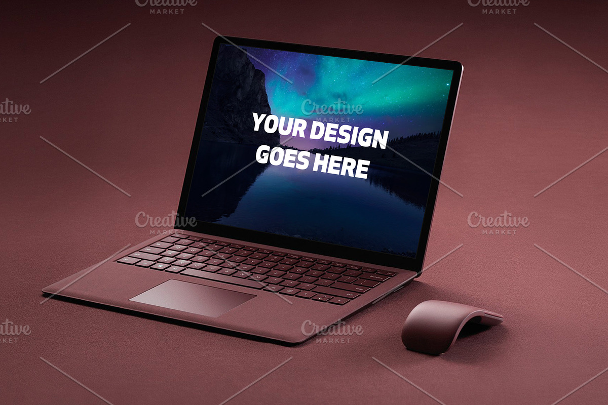 Microsoft Surface Laptop Mock-up#19 in Mobile & Web Mockups - product preview 8