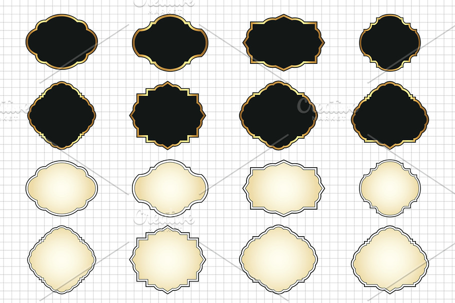 Decorative Frames Clipart in Illustrations - product preview 8
