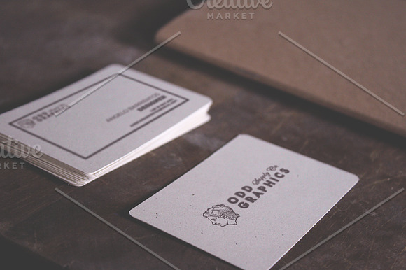 Journal & Business Card Mockups in Print Mockups - product preview 1
