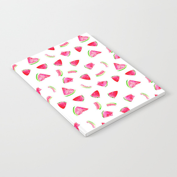 Watercolor watermelon slices in Patterns - product preview 1