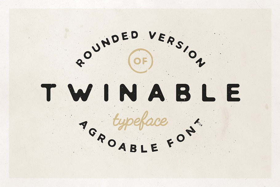 Twinable - Rounded Retro Font in Roman Fonts - product preview 8